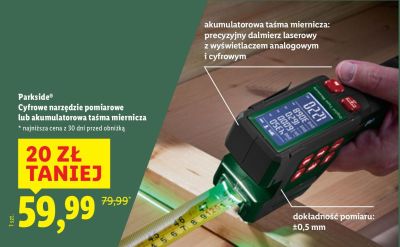 Cyfrowe narzędzie pomiarowe  promocja w Lidl
