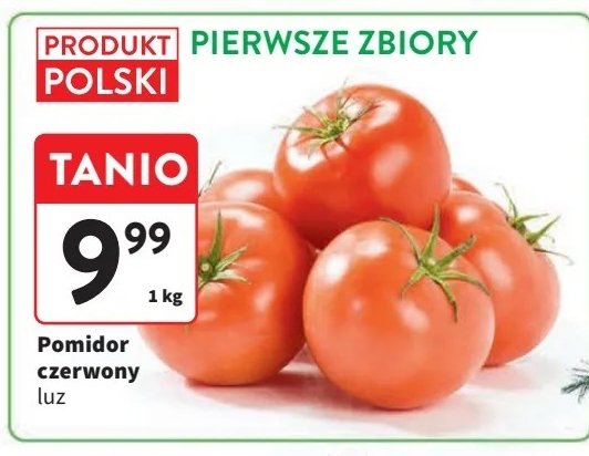 Pomidory polskie promocja w Intermarche
