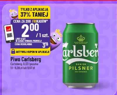 Piwo Carlsberg 0,5 l puszka promocja w POLOmarket