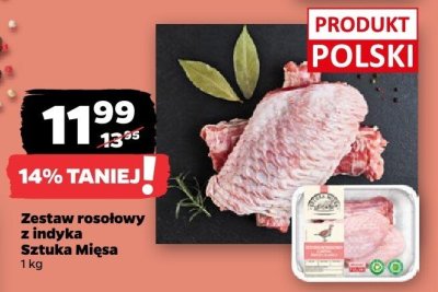 Zestaw rosołowy z indyka Sztuka Mięsa promocja w Netto