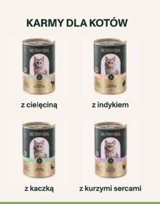 Mokra karma dla kota Nutrivida promocja w Stokrotka