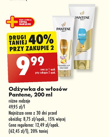 Odżywka moisture renewal Pantene pro-v promocja