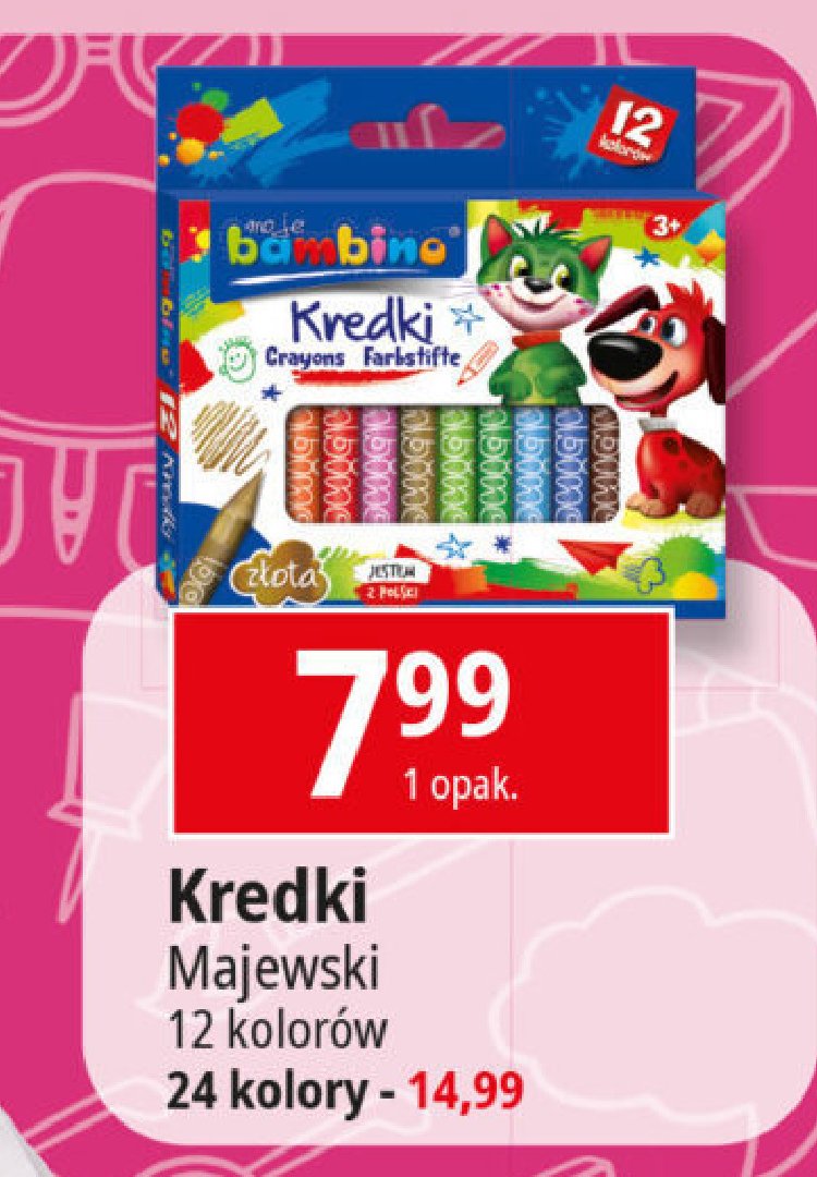 Kredki Moje bambino promocja