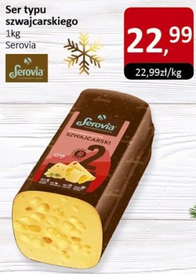 Ser typu szwajcarskiego 1kg Serovia promocja w Market Point
