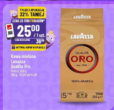 Kawa mielona Lavazza Qualità Oro promocja w POLOmarket