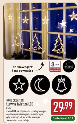 Kurtyna świetlna LED  promocja w Aldi