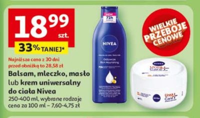 Mleczko odżywcze skóra bardzo sucha Nivea promocja