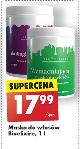 Maska do włosów wzmacniająca Bioelixire promocja