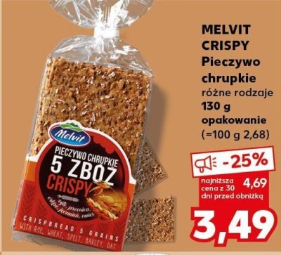 Pieczywo chrupkie różne rodzaje promocja w Kaufland