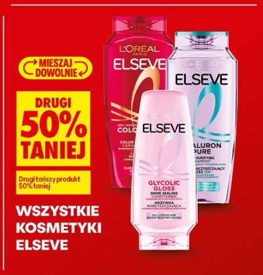 Kosmetyki do włosów Elseve promocja w Biedronka