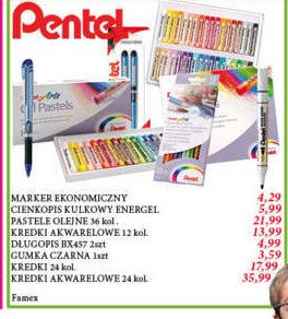 Kredki o艂贸wkowe Pentel promocja