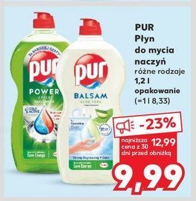 Płyn do mycia naczyń apple Pur power promocja w Kaufland