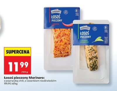 Łosoś pieczony z czosnkiem niedźwiedzim promocja w Biedronka