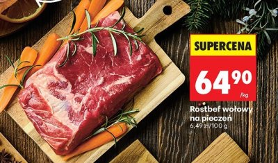 Rostbef wołowy na pieczeń promocja w Biedronka