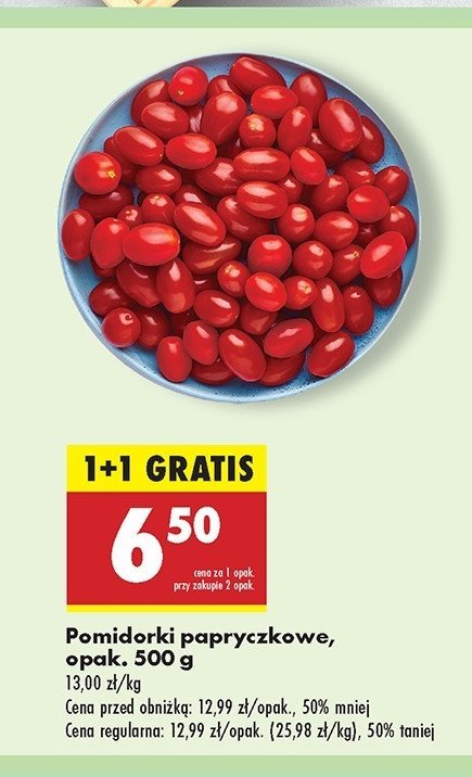 Pomidor papryczkowy promocja w Biedronka