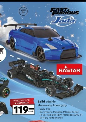 Jada samochód zdalnie sterowany Fast & Furious skala 1:24 promocja w Biedronka