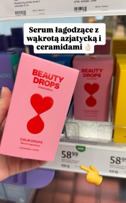Serum łagodzące z ceramidami i CICA Cosmetics Calm Drops  promocja w Rossmann