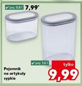 Pojemnik na artykuły sypkie 800 ml promocja w Kaufland