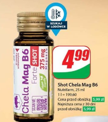 Magnez w p艂ynie forte shot Olimp labs chela-mag b6 promocja