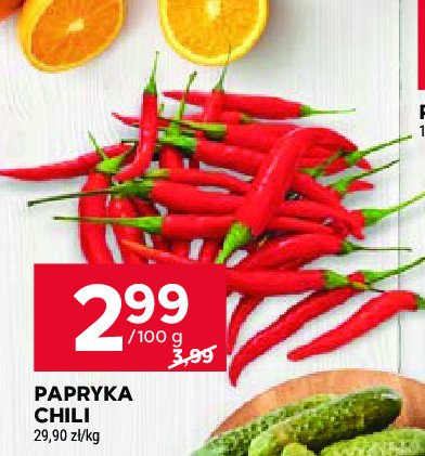 Papryka czerwona chilli promocja