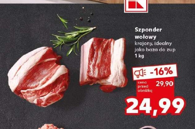 Szponder wołowy promocja w Kaufland