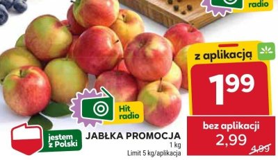 Jabłka  promocja w Stokrotka