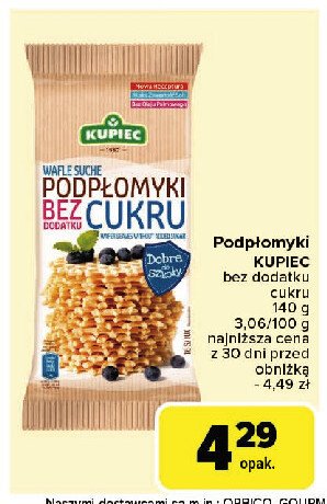 Podpłomyki bez dodatku cukru Kupiec promocja