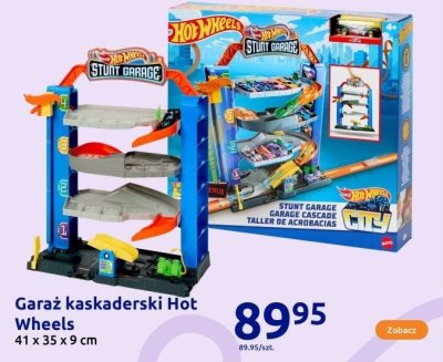 Garaż kaskaderski Hot Wheels Stunt Garage promocja w Action