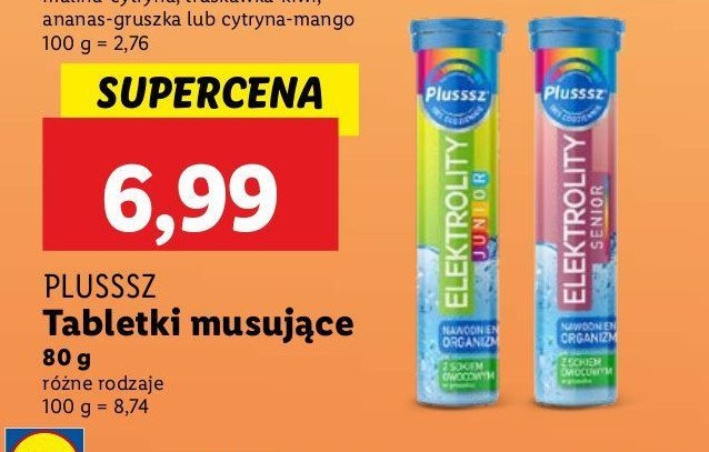 Tabletki elektrolity junior complex Plusssz promocja