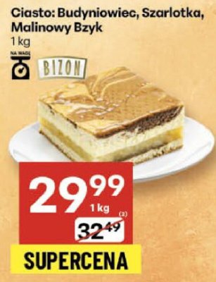 Ciasto Budyniowiec promocja w Delikatesy Centrum