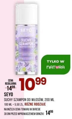 Szampon SEYÜ suchy różne rodzaje, 200 ml promocja w Drogerie Natura