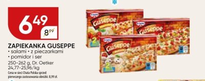 Zapiekanka guseppe salami, z pieczarkami, pomidor i ser promocja w Chata Polska