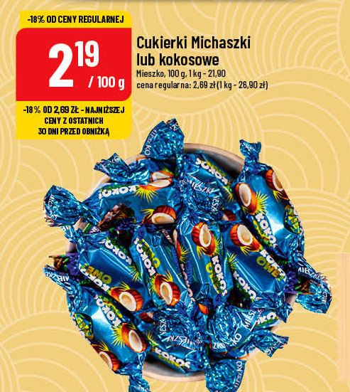 Cukierki kokosowe Mieszko promocja