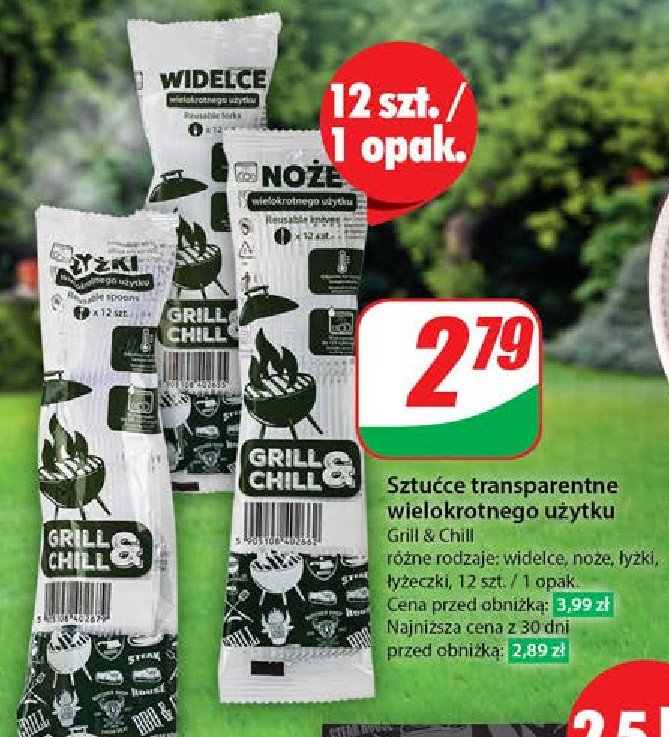 Widelce Grill & chill promocja