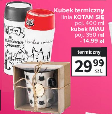 Kubek termiczny kotam ci臋 400 ml promocja
