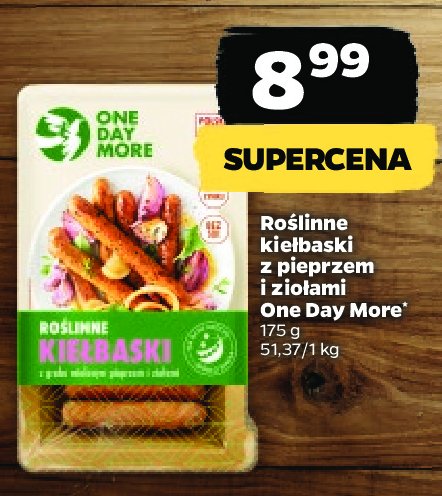 Kiełbaski roślinne a'la śląskie One day more promocja