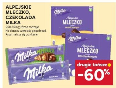Czekolada Milka Alpejskie Mleczko promocja w Stokrotka