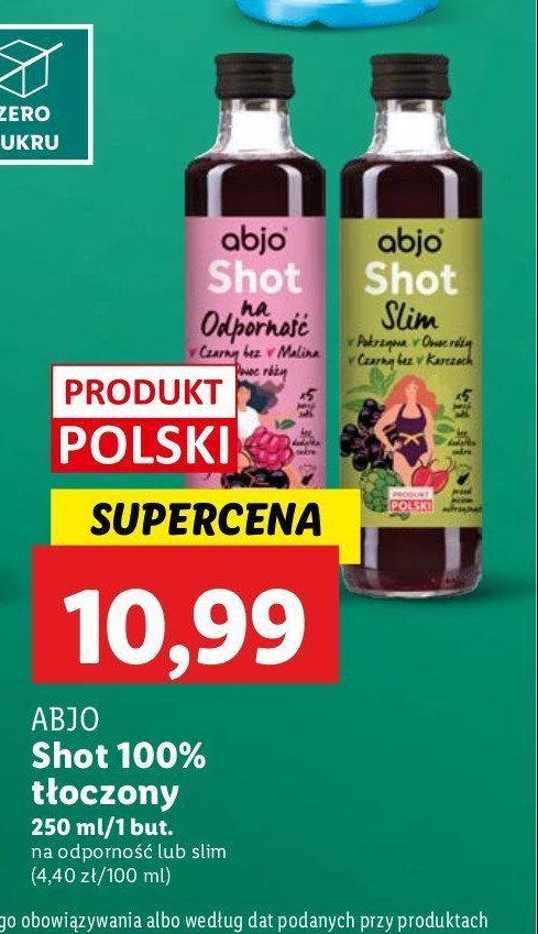 Shot slim Abjo promocja