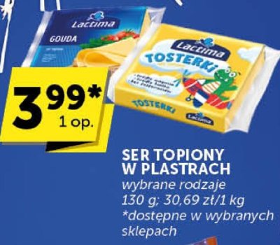 Ser topiony Lactima wybrane rodzaje promocja w Groszek