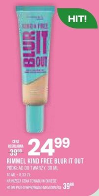 Podkład Rimmel Kind Free Blur It Out promocja w Drogerie Natura