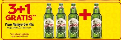 Piwo Namysłów Pils promocja w POLOmarket
