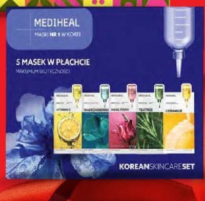 Zestaw kosmetyczny 5 masek w płachcie promocja w Lidl