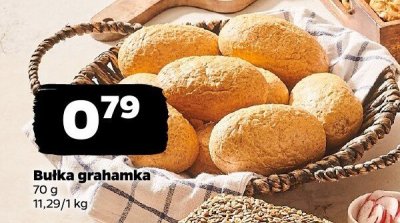 Bułka grahamka Auchan promocja w Netto