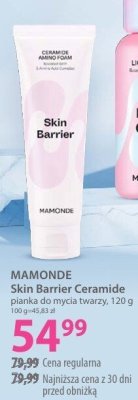 Maska MAMONDE Skin Barrier Ceramide maska do mycia twarzy 120 g promocja w Hebe