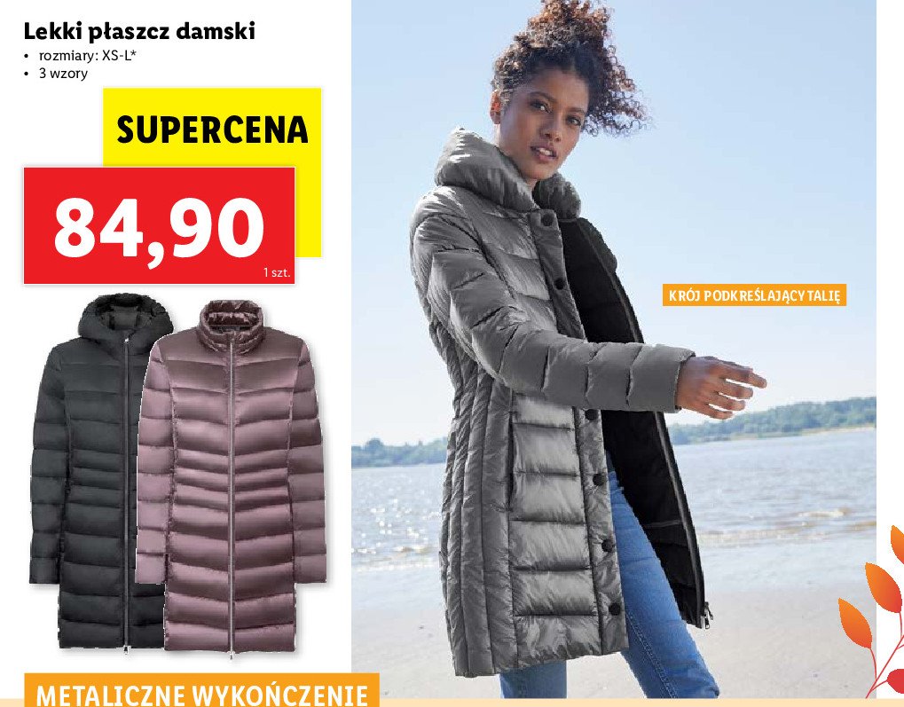 Płaszcz damski lekki xs-l promocja