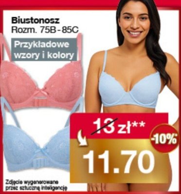 Biustonosz damski promocja w Woolworth