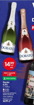 Wino Dorato różowe 0,75l promocja w Żabka