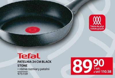 Patelnia Tefal 24 cm Black Stone promocja w Selgros