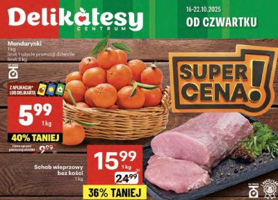 Schab wieprzowy bez kości Delikatesy Centrum promocja