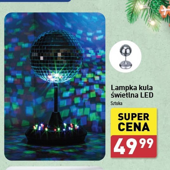 Lampka kula promocja w Aldi